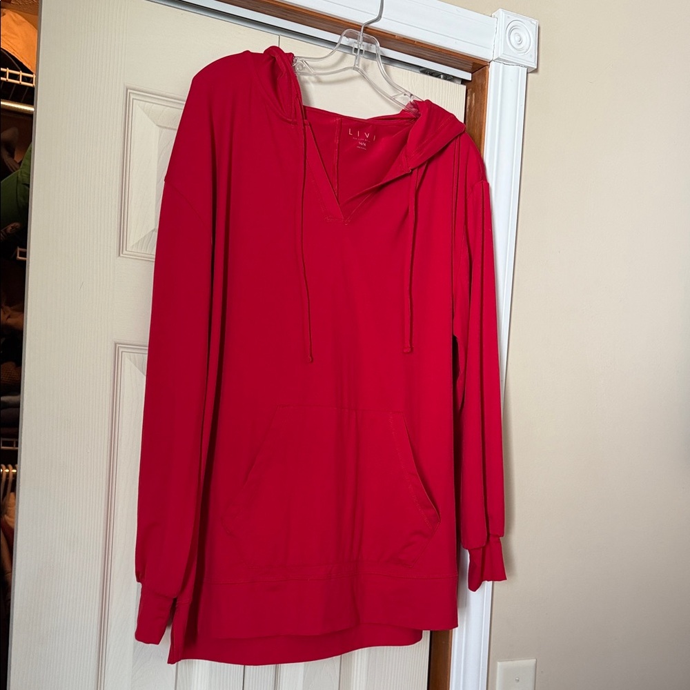 Livi Active Red Hoodie Sweatshirt
